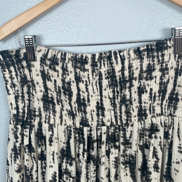 Kate Quinn | The Woods| smocked waist tie dye jersey knit pull on skirt large - Picture 3 of 6